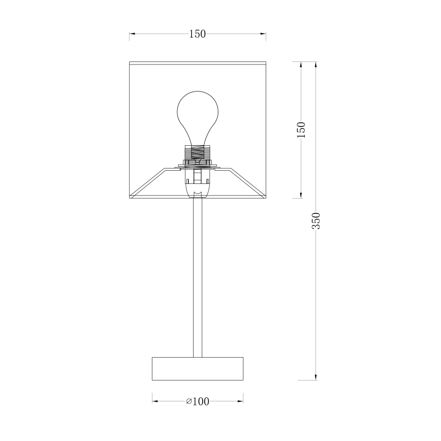 Globo - Lampa stołowa 1xE14/40W/230V