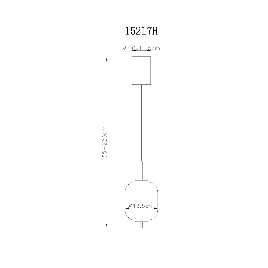 Globo - LED Żyrandol na lince LED/7W/230V
