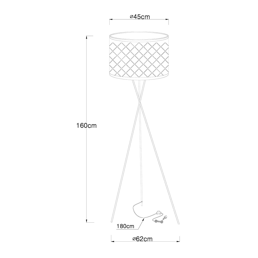 Globo - Lampa stołowa 1xE27/60W/230V