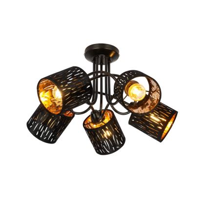GLOBO 15264-5D - Żyrandol natynkowy TUXON 5xE14/25W/230V