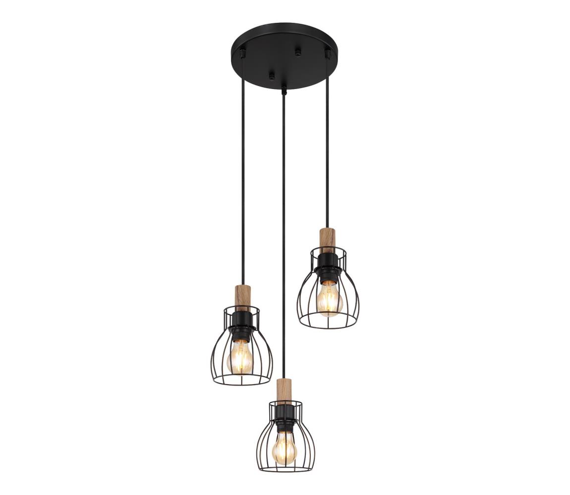 Globo 15326-3H1 - Żyrandol na lince MINA 3xE27/40W/230V