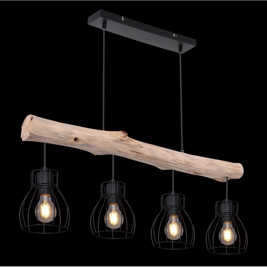 Globo - Lampa wisząca na linkę 4xE27/40W/230V