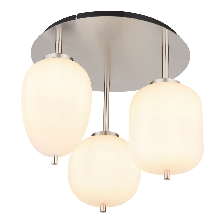 Globo - Żyrandol natynkowy 3xE14/40W/230V chrom błyszczący