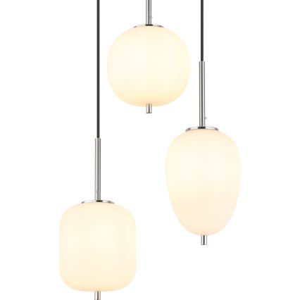 Globo - Żyrandol na lince 3xE14/40W/230V chrom błyszczący