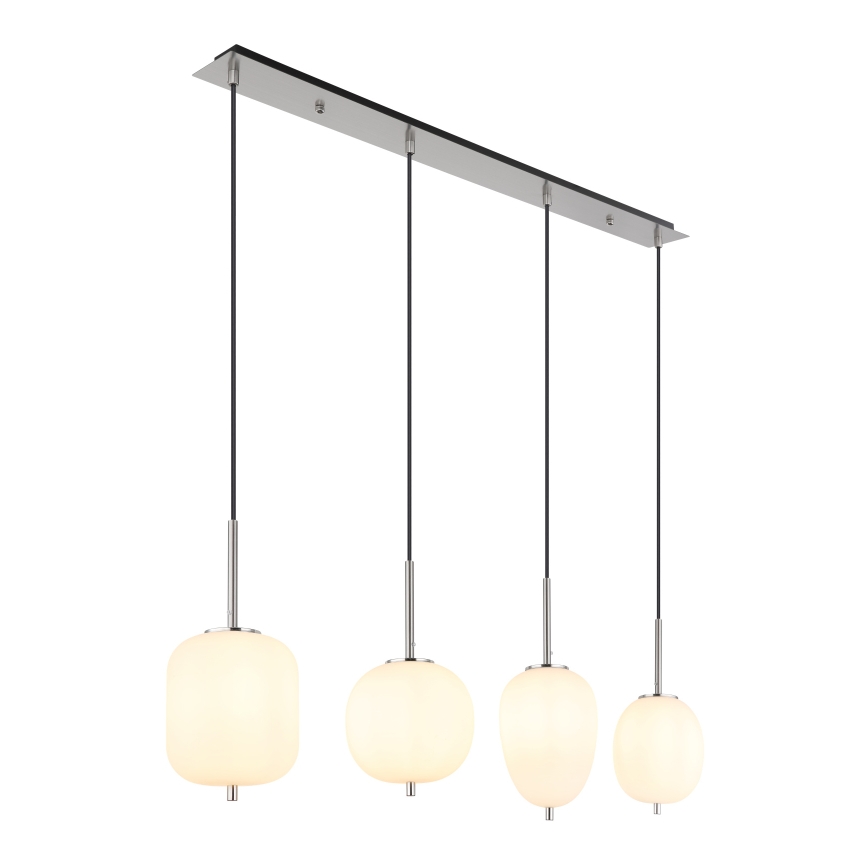 Globo - Żyrandol na lince 4xE14/40W/230V biały