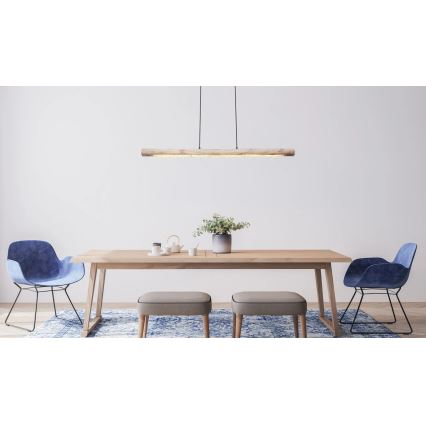 Globo 15354-20 - LED ściemnialna lampa wisząca na linku FELICITAS LED/25W/230V beżowa