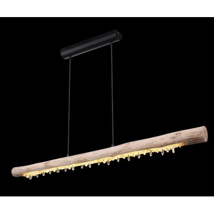 Globo 15354-20 - LED ściemnialna lampa wisząca na linku FELICITAS LED/25W/230V beżowa