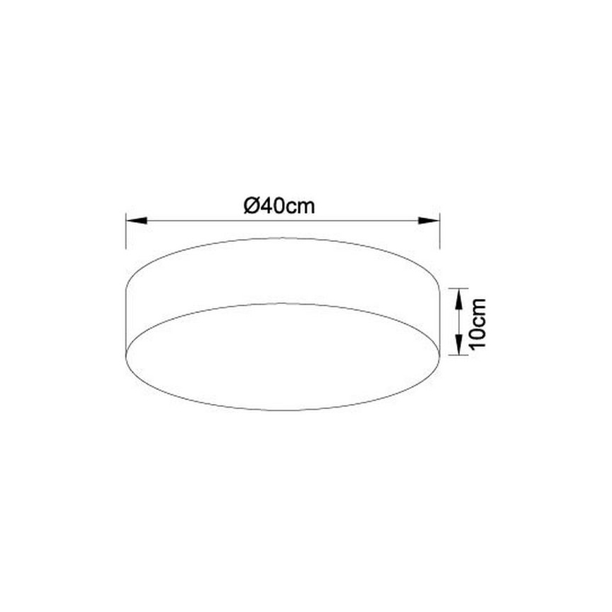 Globo - LED Ściemniana lampa sufitowa LED/24W/230V 3000-6000K + remote control