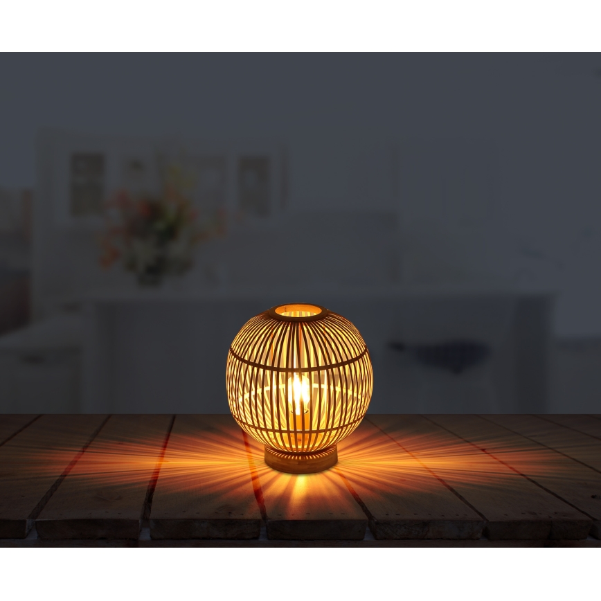 Globo - Lampa stołowa 1xE27/60W230V bambus