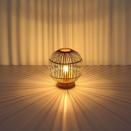 Globo - Lampa stołowa 1xE27/60W230V bambus