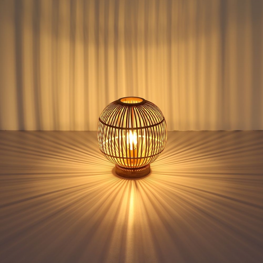 Globo - Lampa stołowa 1xE27/60W230V bambus