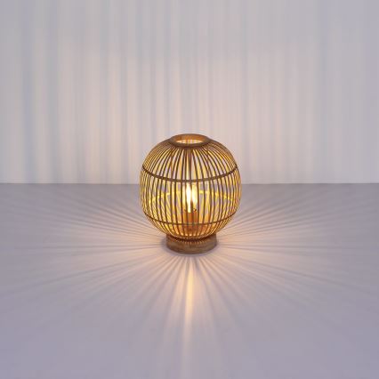 Globo - Lampa stołowa 1xE27/60W230V bambus