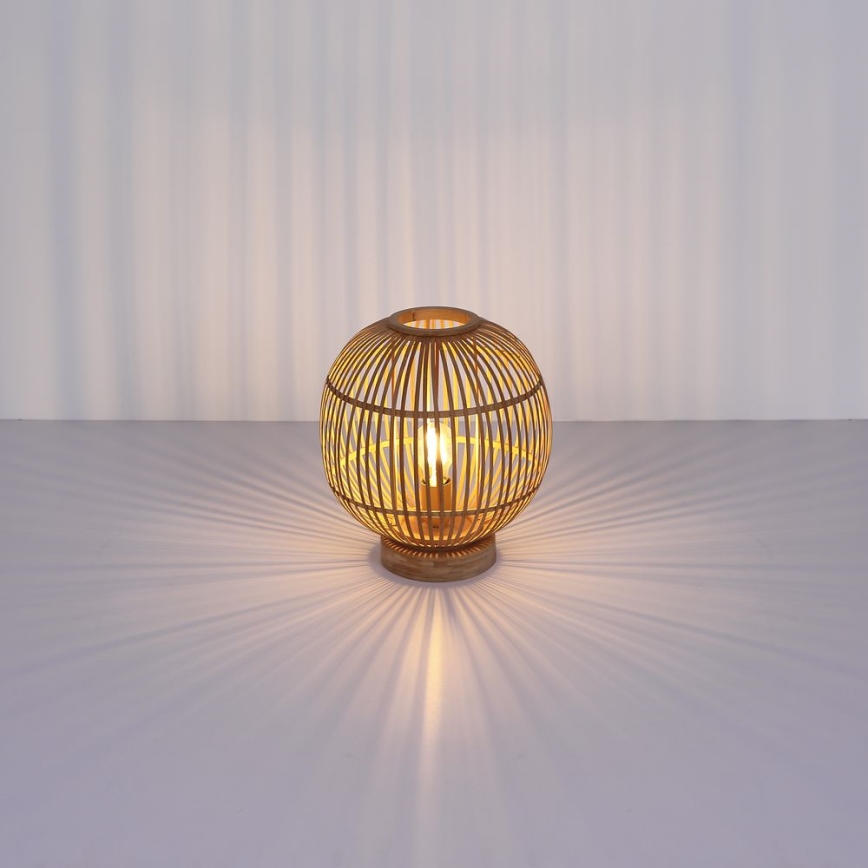 Globo - Lampa stołowa 1xE27/60W230V bambus