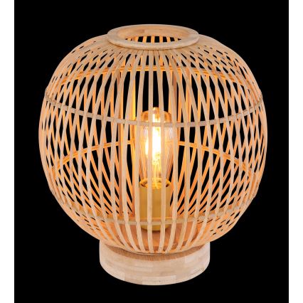 Globo - Lampa stołowa 1xE27/60W230V bambus