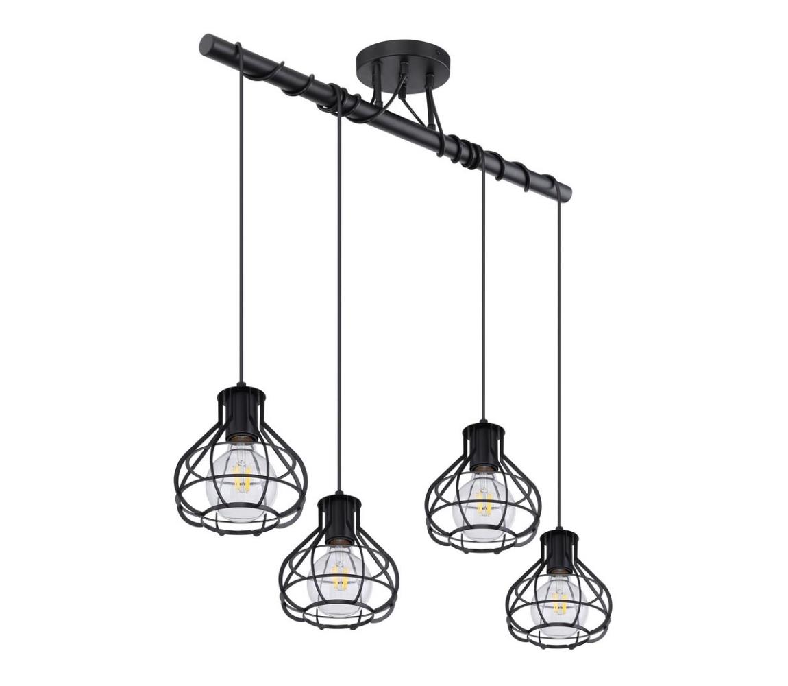 Globo 15388-4D - Żyrandol na lince CLASTRA 4xE27/60W/230V