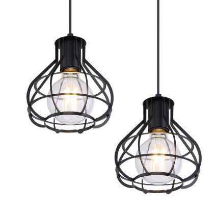 Globo - Żyrandol na lince 4xE27/60W/230V