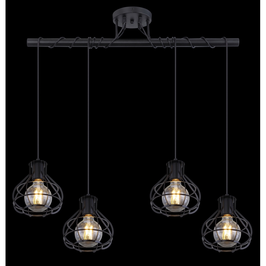 Globo - Żyrandol na lince 4xE27/60W/230V