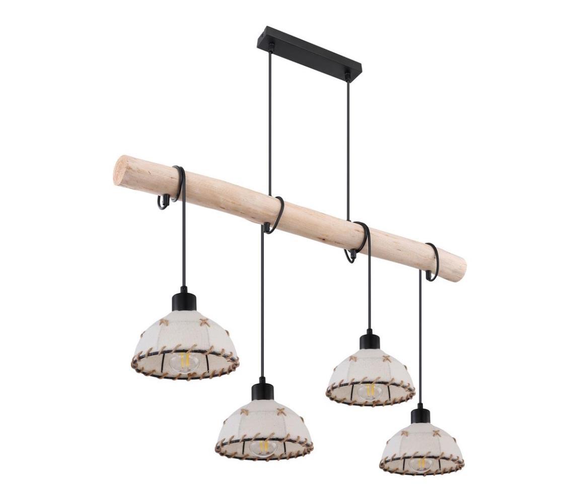 Globo 15442-4H - Żyrandol na lince REX 4xE27/60W/230V