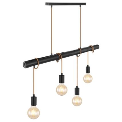 Globo 15459-4H - Żyrandol na lince LEO 4xE27/60W/230V