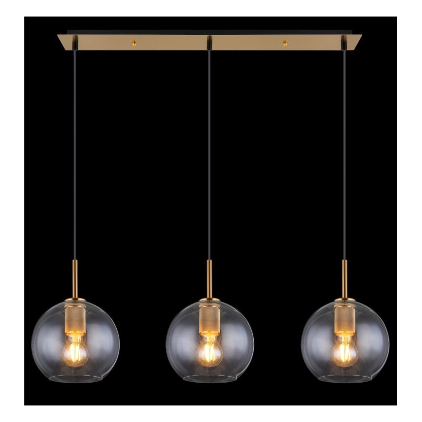 Globo - Żyrandol na lince 3xE27/60W/230V