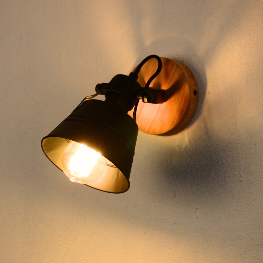 Globo - Kinkiet punktowy 1xE27/60W/230V jodła