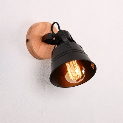 Globo - Kinkiet punktowy 1xE27/60W/230V jodła