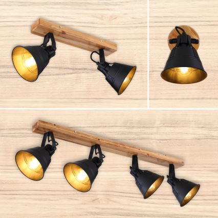 Globo - Kinkiet punktowy 1xE27/60W/230V jodła