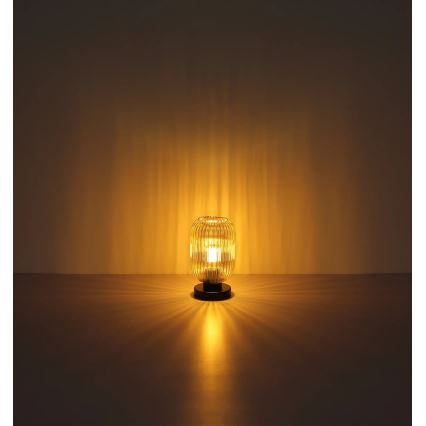 Globo - Lampa stołowa 1xE27/40W/230V brązowy