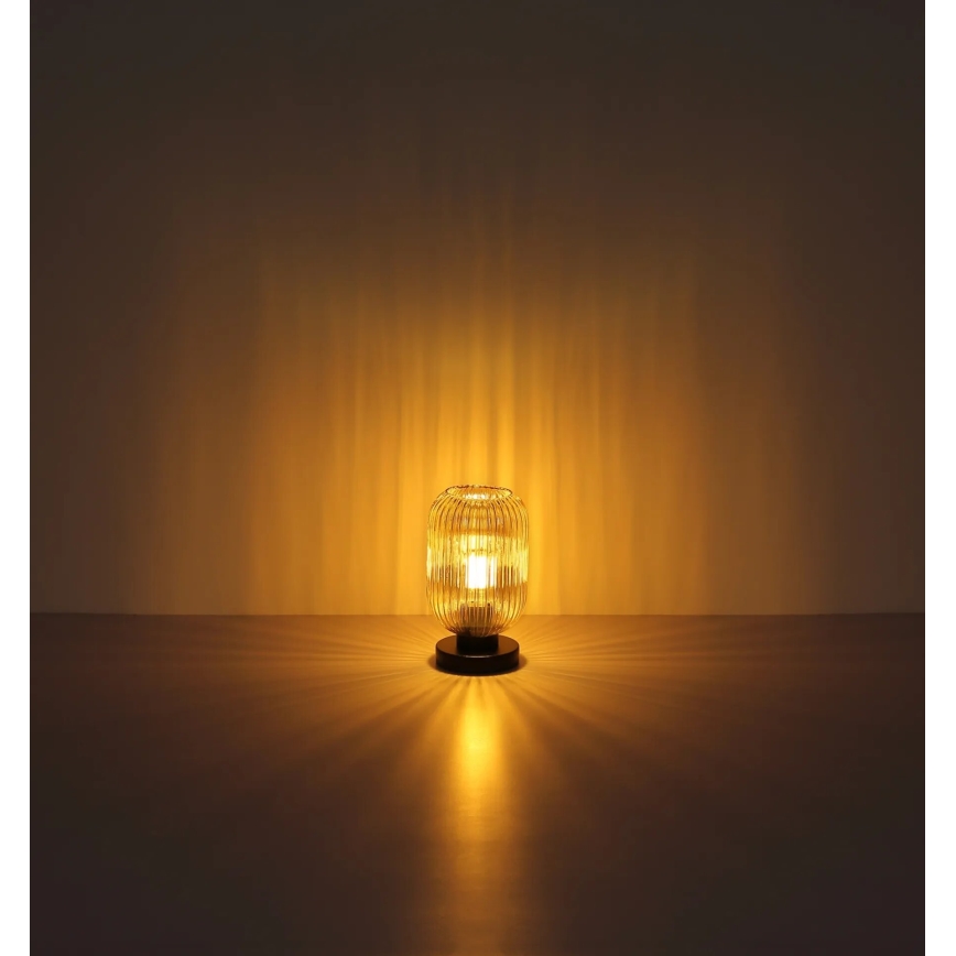 Globo - Lampa stołowa 1xE27/40W/230V brązowy