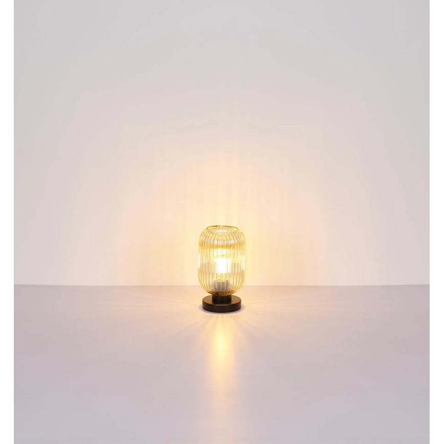 Globo - Lampa stołowa 1xE27/40W/230V brązowy