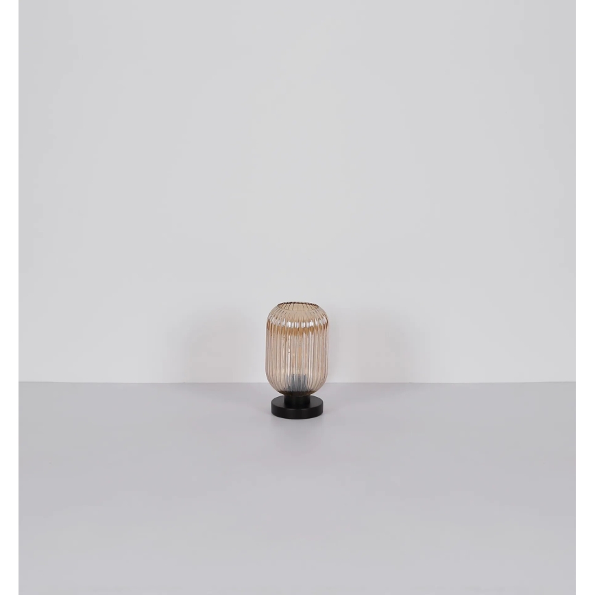 Globo - Lampa stołowa 1xE27/40W/230V brązowy