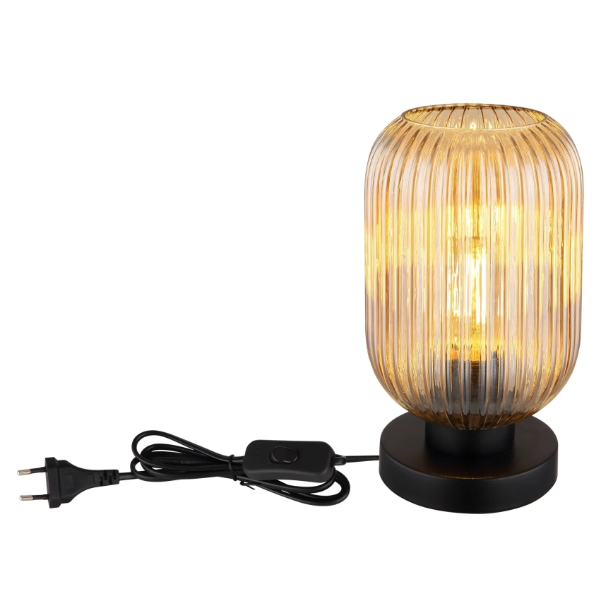 Globo - Lampa stołowa 1xE27/40W/230V brązowy