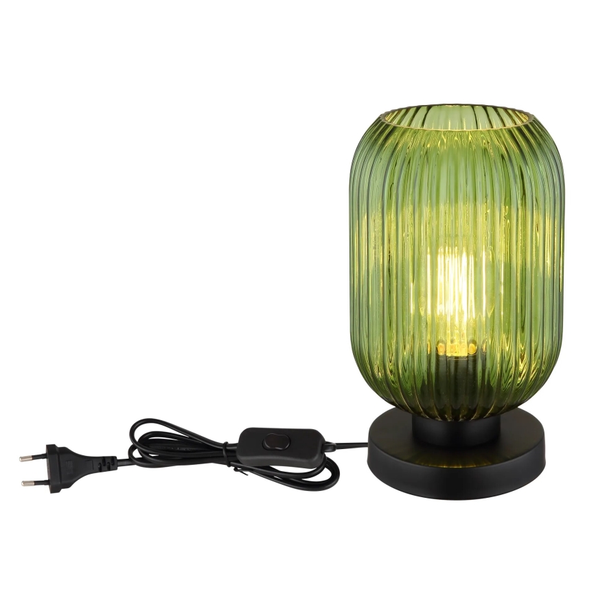 Globo - Lampa stołowa 1xE27/40W/230V zielony