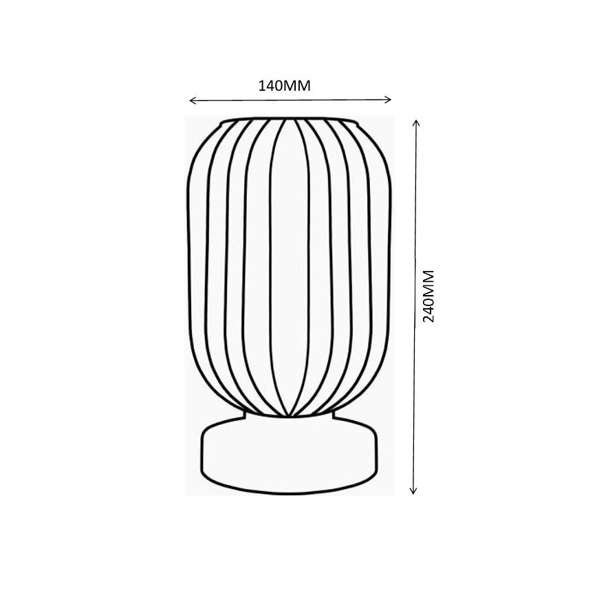 Globo - Lampa stołowa 1xE27/40W/230V fioletowy