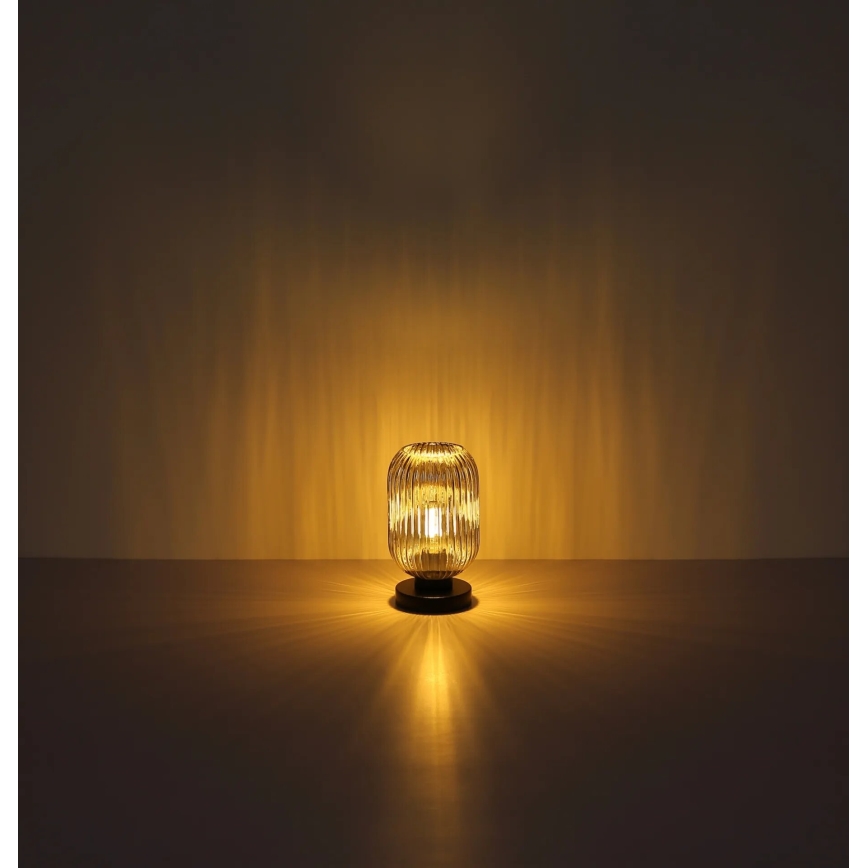 Globo - Lampa stołowa 1xE27/40W/230V szary