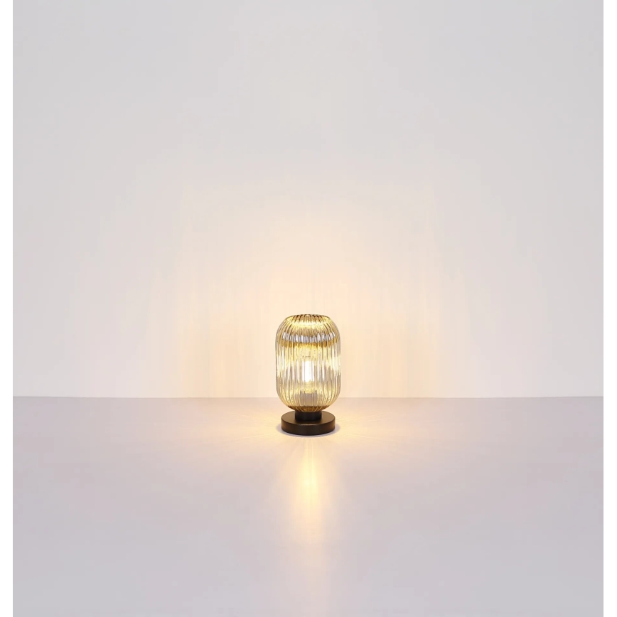 Globo - Lampa stołowa 1xE27/40W/230V szary