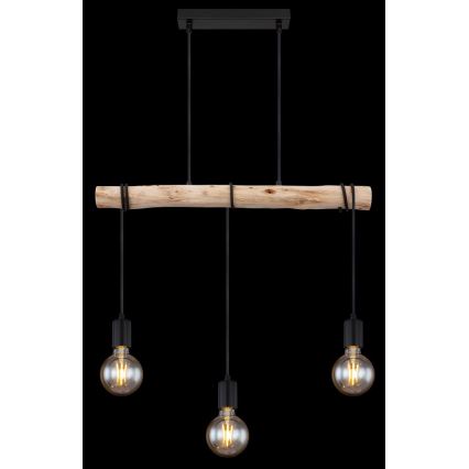 Globo - Lampa wisząca na linkę 3xE27/60W/230V