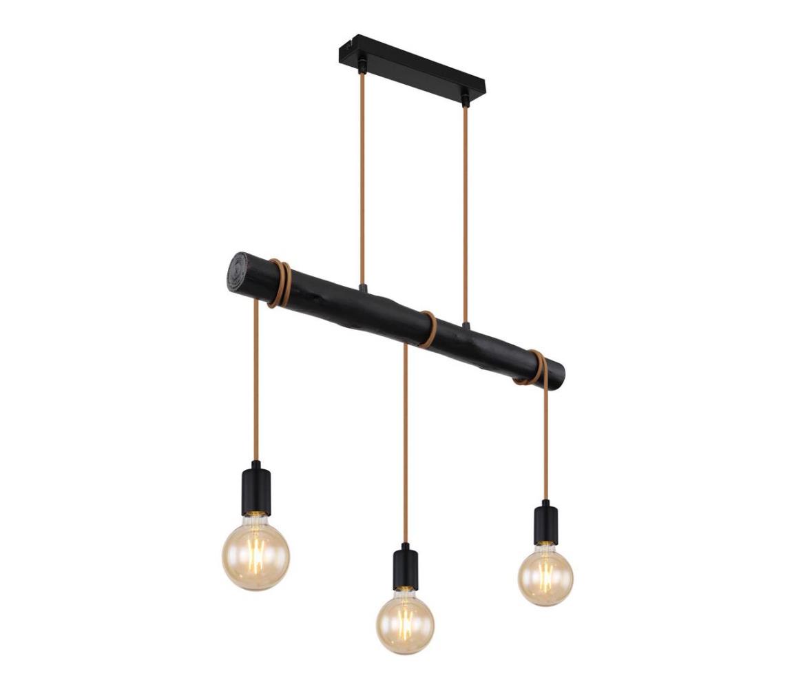 Globo 15539-3HB - Żyrandol na lince GREGOR 3xE27/60W/230V