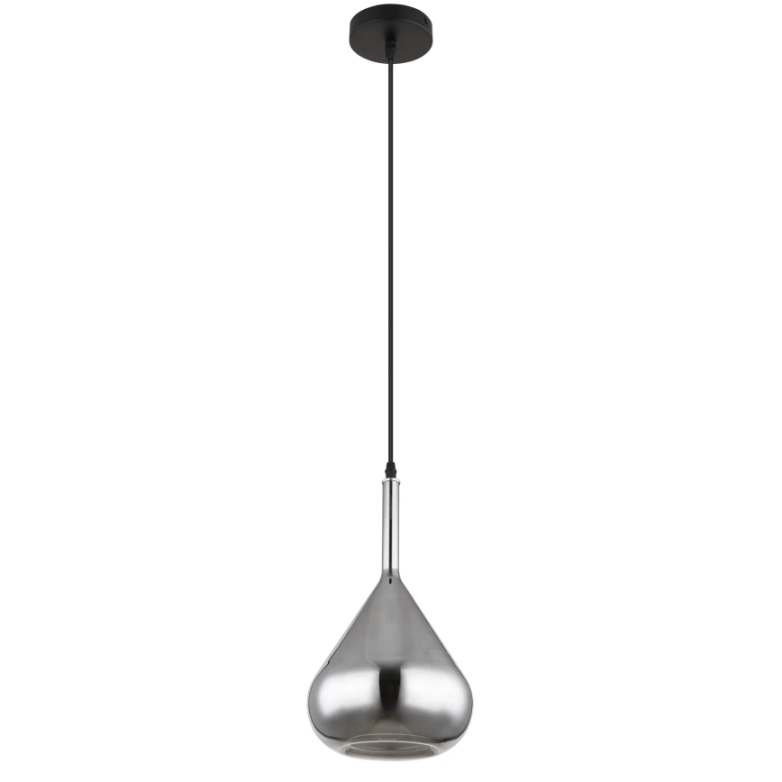 Globo - Żyrandol na lince 1xE27/60W/230V śr. 20 cm czarne