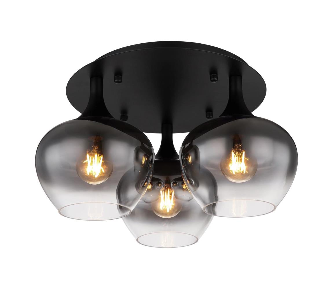 Globo 15548-3D - Żyrandol natynkowy MAXY 3xE27/40W/230V czarny