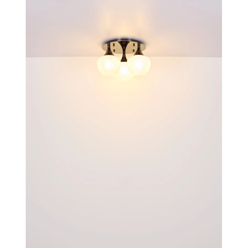 Globo - Żyrandol natynkowy 3xE27/40W/230V antracyt