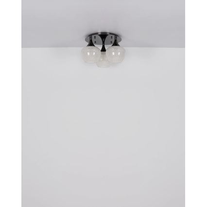 Globo - Żyrandol natynkowy 3xE27/40W/230V antracyt