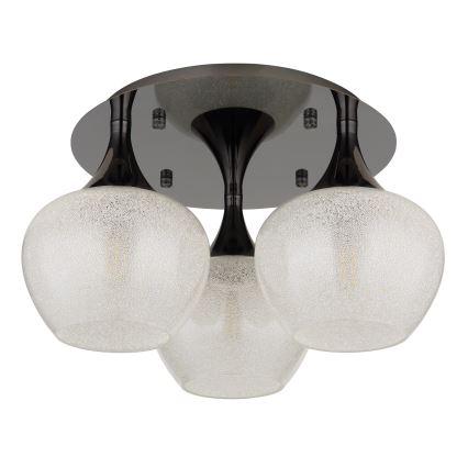 Globo - Żyrandol natynkowy 3xE27/40W/230V antracyt