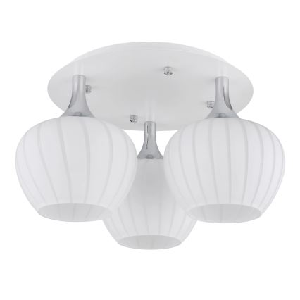Globo - Żyrandol natynkowy 3xE27/40W/230V biały