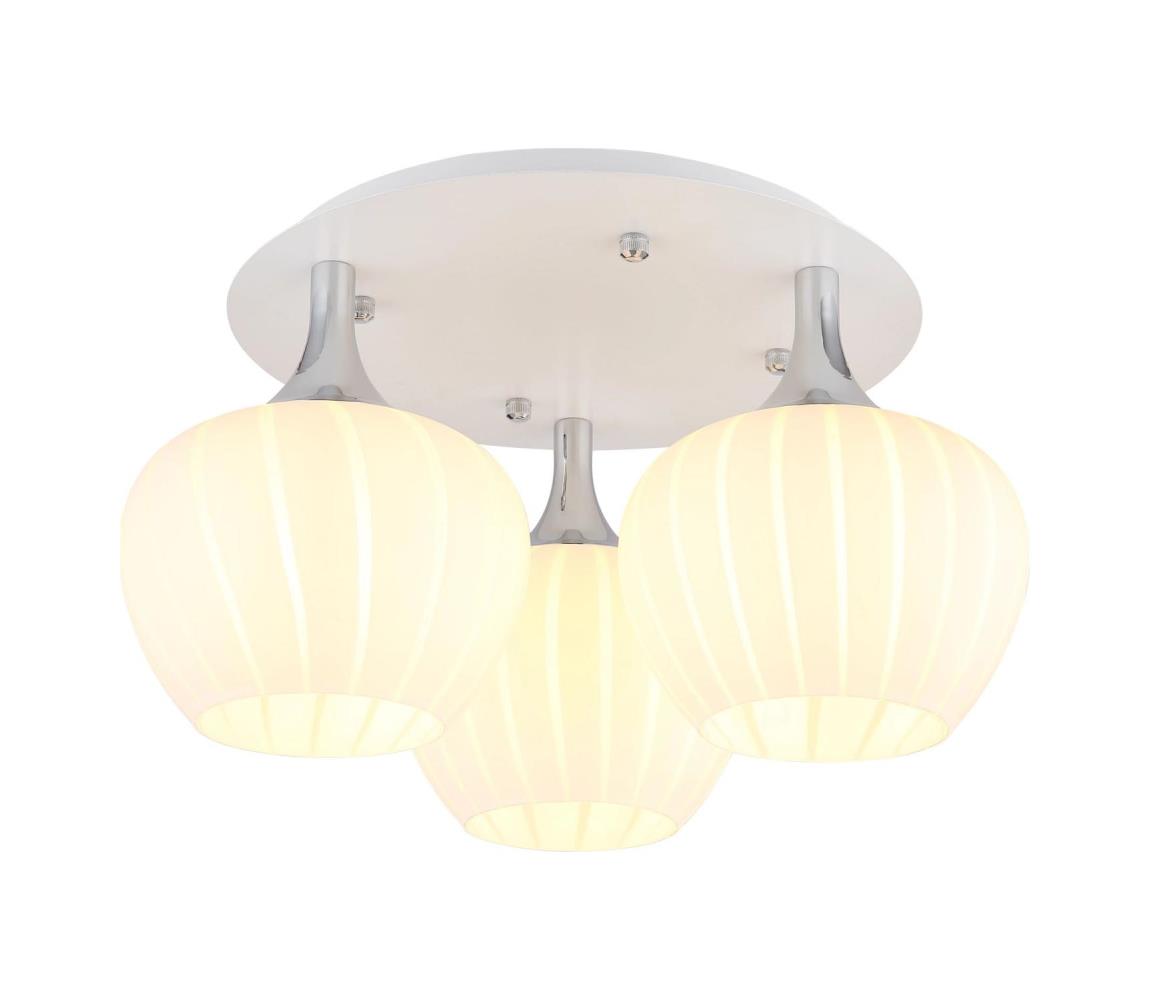 Globo 15548-3DW - Żyrandol natynkowy MAXY 3xE27/40W/230V biały