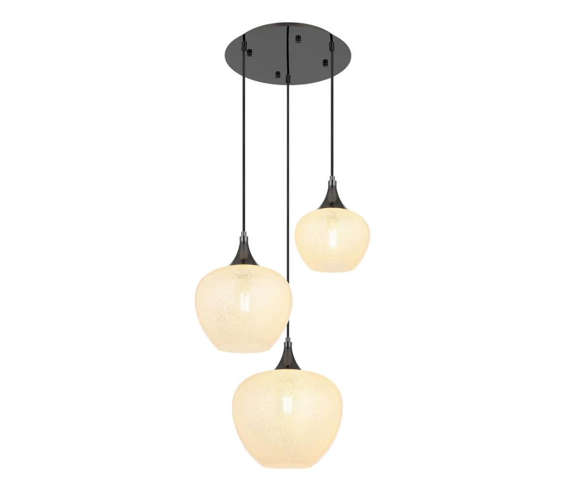 Globo 15548-3HK - Żyrandol na lince MAXY 3xE27/40W/230V biały/antracyt