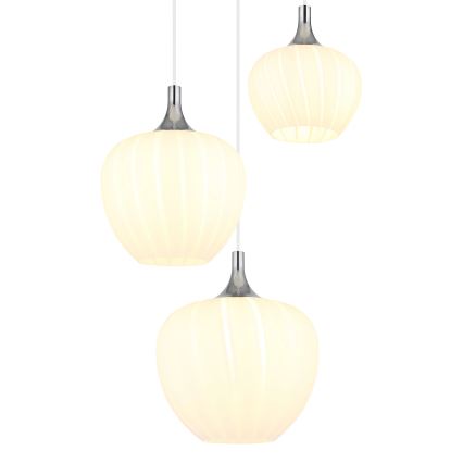 Globo - Żyrandol na lince 3xE27/40W/230V biały