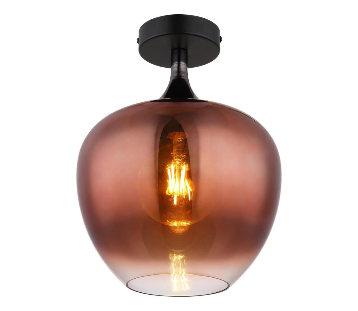 Globo 15548DG - Plafon MAXY 1xE27/40W/230V miedź