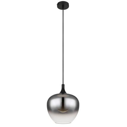 Globo - Żyrandol na lince 1xE27/40W/230V śr. 24 cm czarny