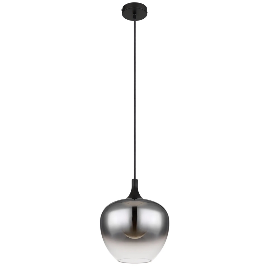 Globo - Żyrandol na lince 1xE27/40W/230V śr. 24 cm czarny
